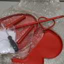 Valentines Day 2 Tiered Tray Stand Set Red Heart Shaped Decorative Tray 2 Tiered Metal Serving Shelf Set Decorative Table for Home Kitchen Weddings Valentines Day Party Decoration