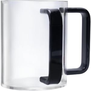 Judaica Hand Washing Cup with Dual Handles, 5" Acrylic Wash Cup for Jewish Ritual