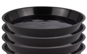 15 Inch Plant Saucer,  Plant Plates to Catch Water, Pebble Tray for Plant Humidity, Flower Pot Saucers for Indoor and Outdoor Garden(2PCS)