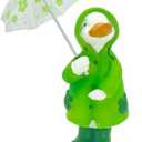 Etlemonde Spring Decor Duck Figurine Statue Cute Resin Green Ducks Gifts-Shelf Office Home Decor