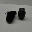 PCS Memorial Pet Cremation Urns for Dogs Ashes, Dog Keepsake Urns for Ashes, Black Pet Urn-Small