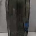 Black Grey Glass Vase for Flowers,Darl Grey Bud Tall Glass Vases,H-12.6" Simple Striped Design for Home Floor Decor,Farmhouse Decor, Centerpiece Coffee Table Decorations, Smoke Grey 