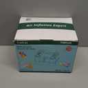 Balloon Pump 3-in-1 Electric Air Pump for All Balloons& Inflatables, Triple Inflating Ports for Latex 260q Foil Mylar Balloon Inflation, Quick-Fill Inflator Deflator for Pool Floats Air Beds (Green)