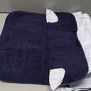 Inflatable-Toddler-Travel-Bed for Airplane Car Seat Portable Foldable Infant Travel Bed Baby Travel Crib with Sides,Hand Pump Safety Belt and Carry Bag Sets