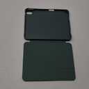 MoKo for iPad (A16) 11th Generation Case 11 Inch 2025,iPad 10th Generation Case 10.9 Inch 2022,Slim Stand Hard PC Translucent Back Shell Smart Cover,Support Touch ID,Auto Wake/Sleep,Midnight Green
