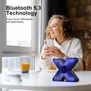 DOSS SoundBox X Desktop Wireless Bluetooth Speaker with 10W Rich Sound, Diverse Light Effects, 26H Playtime, TWS Pairing, BT 5.3, for Laptop, Computer, Home, Party, Beach, Gift Ideas