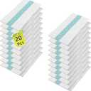 20 Packs of Mop Replacement Pads, Disposable Hard Floor Vacuum and Mop Pad Refills Compatible with VACMOP Pro VM252 VM251 VM250 VM200 VC205 QM250 VM190 VM200P12 VMP30 Cleaner Replacement Parts