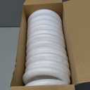 Juexica 24 Pcs 5.8 Inch Foam Wreath Forms for Crafts Foam Circles Ring Small Wreath Polystyrene Ring for Wedding Home Flower Projects DIY Arts Crafts Supplies Christmas Decorations