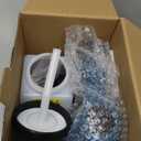 Ecarke Cordless Paint Sprayer Compatible with Makita 18V Battery - Side-Fill Design (No Disassembly) & Onboard Nozzle Storage - 43,000 RPM, 1200mL Tank, 4 Nozzles - DIY to Pro Use (Tool Only)