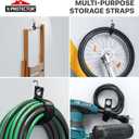 X-Protector Storage Straps - 12 PCS Pack - Heavy-Duty Extension Cord Holder Organizer for Garage Organization - Premium Cord Organizer for Work Van Accessories and Garage Accessories (10-17")