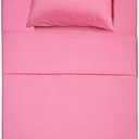 Best Season 3 Piece Bed Sheet Set (Twin,Peach Pink) 1 Flat Sheet,1 Fitted Sheet and 1 Pillow Cases,100% Brushed Microfiber 1800 Luxury Bedding,Deep Pockets,Extra Soft & Fade Resistant