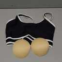 BMJL Women's High Waisted Sporty  Swimsuits Color Block Cheeky High Cut Bathing Suits XS