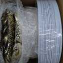 DaYammi 30 Guests Gold Plastic Plates with Disposable Silverware,Gold Cutlery with White Handle,White Disposable Dinnerware:60 Dinner/Dessert Plates,90 Plastic Silverware Set for Christmas Party