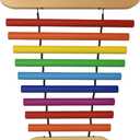 TNZMART Hanging 9 Note Sound Healing Chimes, Sound Bath Percussion Instruments for Yoga or Relaxation, Meditation Wind Chime