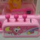 CWLAKON Claw Machine for Kids, Mini Vending Machine Girls Unicorn Toys with Sound & 20 Mini Toys, Candy Grabber Prize Dispenser Machine Electronic Arcade Games, Christmas Birthday Gifts, Pink