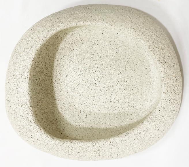 Large Decorative Bowl decor, Decorative Bowls for Modern Home Decor,Stylish Key Bowl for Entry Table,Decorative Fruit Bowls for Kitchen Counter (12.4" Light Gray)