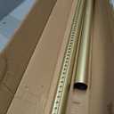 Extra Long Tension Curtain Rods 41-87 Inch, Gold, One-Click, Heavy Duty