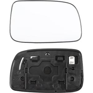 TOP-VIGOR 1-Pack Passenger Side Heated Mirror Glass Compatible with 2004 2005 2006 2007 2008 2009 Toyota Prius, Right Heated Mirror with Backing Plate, Replace Part Number 87910-47101