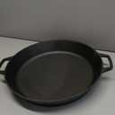 Pre-Seasoned Large Cast Iron Skillet 17 Inch, Dual Handle Outdoor Camping Frying Pan, Pizza Pan, Use for Grill, Stovetop, Induction, Oven Safe Cookware