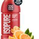 Isopure Zero Carb 32g Clear Protein Ready-to-Drink, Whey Protein Isolate, Alpine Punch, 12 Pack (Packaging May Vary) (EXP 08/12/26)