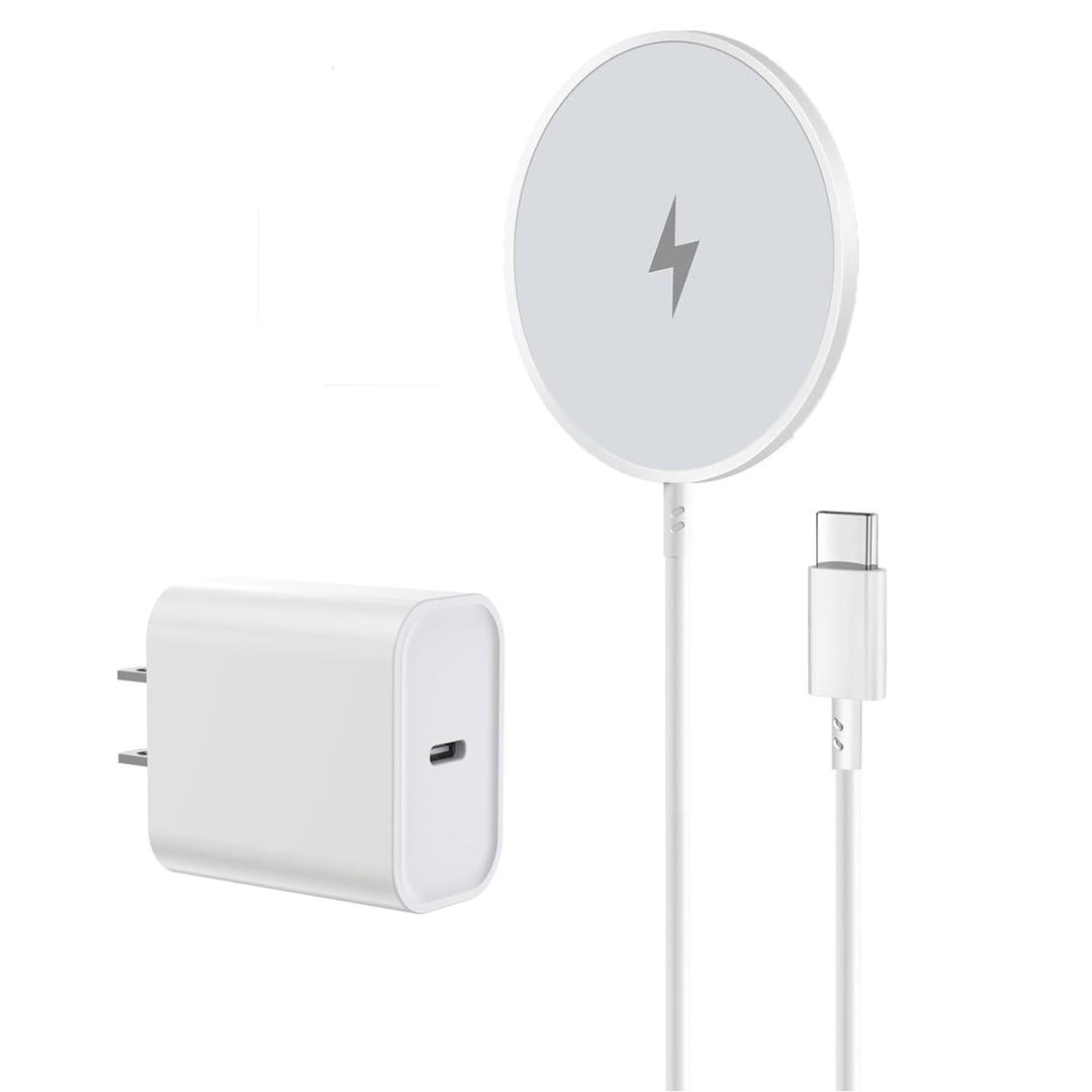 Magnetic Wireless Charger,[Apple MFi Certified]iPhone Charger Apple Mag-Safe Charger with 15W 3.3FT iPhone Fast Magnetic Charging Pad for iPhone 17 Pro Max/17 Air/16 Pro/16/15 Pro Max/14/13/12/AirPods