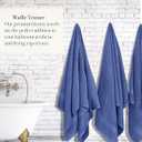 DIGEU 100% Cotton Bath Towels for Bathroom,Highly Absorbent Bath Towels Set Quick Dry,Luxury Soft Towels for Hotel(4 piece,Electric Blue) Brand: DIGEU, Size 35.6L x 25.4W Centimetres