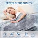 Cooling Blanket Queen Size for Hot Sleepers, Arc-Chill Cool Tech Fabric Q-Max>0.5, Lightweight Breathable Ice Cold Summer Blanket for Bed, Keep Cool for Night Sweats, 90"x90", Tie Dye Grey