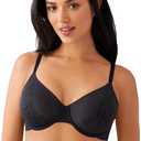 Wacoal Women's Confidence Boost Unlined Mid Coverage Underwire Bra, 855380 (34C, Black)