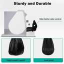 Trash Bags Compatible with Popur X5 Litter Box - with Elastic Band, Thickened Design for Popur X5 Self-Cleaning Cat Litter Box/Home Trash Bags -Black (50 Pcs)