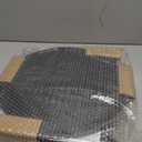 Round Side Table, Small Drink Table for Small Spaces, Modern Accent End Table Nightstand with Solid Wood Leg for Living Room, Bedroom, Corners, and Office (Black)