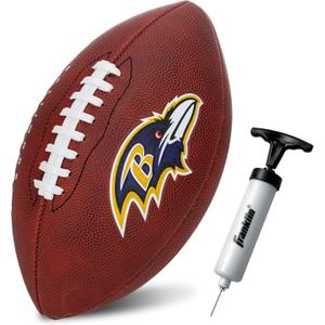 Franklin Sports NFL Football - Youth Junior Size Football for Kids - Official NFL Team Logo + Colors - Fan Shop Ball
