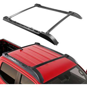 Roof Rack Cross Bars Fit for 2005-2023 Toyota Tacoma Double Cab, Heavy-Duty Aluminum Crossbars, Cargo Carrier for Kayak, Bike, Canoe, and Luggage (Not for Access Cab)