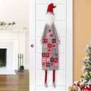 SDKBVOC Christmas Advent Calendar 2021, Gnome with Pockets 24 Days, Reusable Fabric Christmas Countdown Calendar, Home Wall Hanging Xmas Decorations