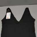 REORIA Women's Sexy Sleeveless Racer Back Tank Tops Halter Neck Crop Tops (Medium, Black)