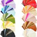160 Sheets Textured Scrapbook Paper & Mesh Fabric Assorted Set | 10 Mixed Colors | Decorative Paper for Scrapbooking Journaling, Planners, Card Making, Decoupage | 4.72" x 3.14"