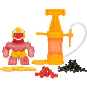 Heroes of Goo Jit Zu Hero Creator - Create Your Own Blazagon Stretch Action Figure Toy, 3 Unique Fillings