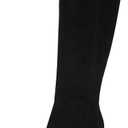 Sam Edelman Women's Sylvia Boots (6.5 Wide, Black Suede Extra Wide Calf)