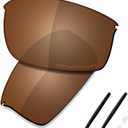 SAUCER Premium Replacement Lenses & Rubber Kits for Oakley Wire Tap OO4071 Sunglasses (Amber Brown Polarized)