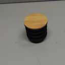 SHARDOR 64mm Coffee Grinder Single Dose Hopper, Silicone Bellow with Wooden Lid for Easy Cleaning and Single Dosing