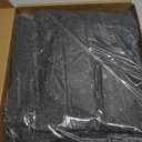 FUTEI Pack of 2 Dark Grey Decorative Throw Pillow Covers 18x18 Inch Soft Cozy Solid Boucle Textured Cushion Case,Modern Home Decor for Couch Bed Living Room