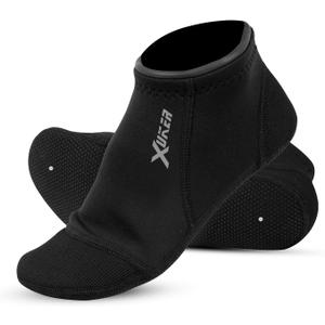 XUKER 3mm Neoprene Fin Socks for Swimming, Snorkeling, Surfing, Diving Blister Prevention All-Day Comfort Water Socks, L