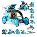 Lucky Doug 12-in-1 STEM Solar Robot Kit Toys Gifts for Kids 8 9 10 11 12 13 Years Old, Educational Building Science Experiment Set Birthday for Kids Boys Girls