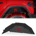 JROAD Inner Fender Rear Fender Liners Compatible with Jeep Wrangler JL Aluminum,with 4 LED Lights for 2018-2022 Jeep Wrangler JL(No fit 2020-2022 Gladiator JT)