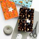 3 x Mpanwen Construction Wrapping Paper for Boys Kids, 12 Sheets Truck Gift Wrap Tractor Wrapping Paper for Christmas Birthday Holiday - 20 x 29.5 Inches Per Sheet