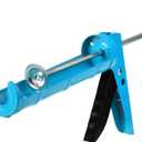 Bates- Caulking Gun, 10:1 Thrust Ratio, Light Blue, Caulking Tool Gun, Caulk Gun No Drip, Hand Caulking Guns, Silicone Gun, Caulking Gun Tool, No Drip Caulk Gun, Caulk Guns, Caulking Gun Dripless (1 Pack)