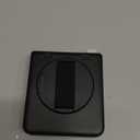 SURITCH for Samsung Galaxy Z Flip7 Case with 360 Rotatable Hand Strap Phone Grip Holder & Invisible Kickstand & Screen Protector, Protective Cover for Flip 7 - Black