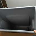 Rubbermaid Commercial Products SLIM JIM Plastic Rectangular Trash/Garbage Can/Bin with Venting Channels, 16 GAL, Gray, for Kitchens/Classrooms/Offices/Back of House