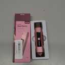 Wudti Electric Bikini Trimmer for Women, Razor & Shaver with Dual Heads, IPX7 Waterproof with LED Display - Rechargeable Lady Trimmer for Underarm Body Leg Face