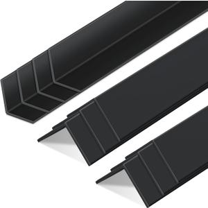 10 Pcs Wall Corner Guard, 1-1/2 X 48 Inches, Black, Vinyl
Prevent Scratches on Wall Corners Doors Furniture Cabinets, Corner Protectors Easy Install, Clear Finish for Edge Protection