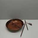 DREAMSOUL 13" Dia Bird Bath with 5 Prong Stake, 34 Inch Tall Bird Bath for Outside Metal Birdbath for Garden Yard Patio